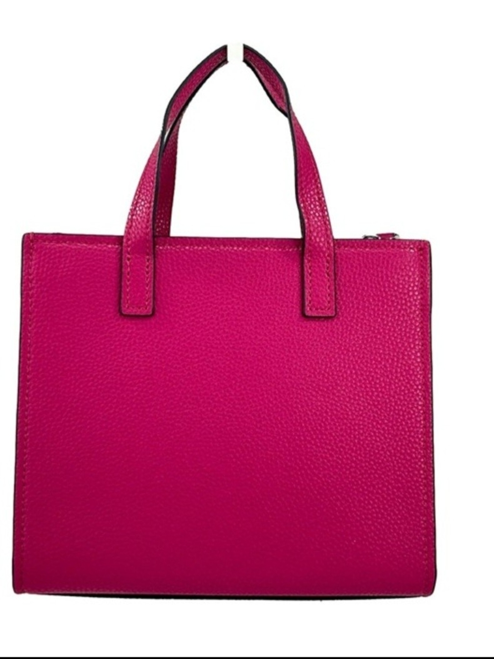 Marc Jacobs Pebbled Leather Tote in Bright Fuchsia/lipstick Pink - Picture 3 of 5